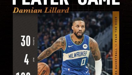 开云体育中国-利拉德看表收割 大洛找回自我！雄鹿开始步入正轨？